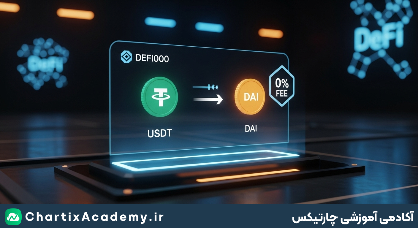 تبدیل تتر به DAI بدون کارمزد در کمتر از یک دقیقه! (ویدئوی آموزشی)