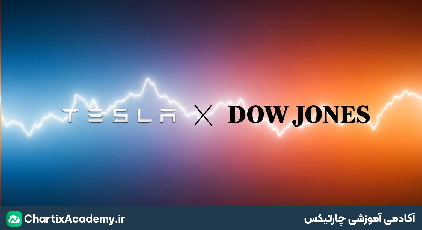 تحلیل شاخص داوجونز و سهام تسلا