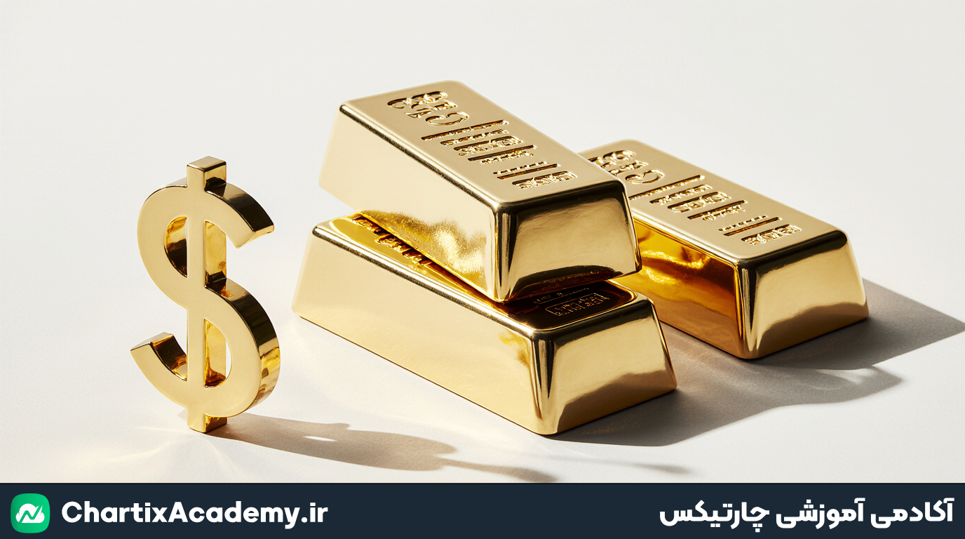 تحلیل اونس جهانی طلا و شاخص دلار (25 آبان)