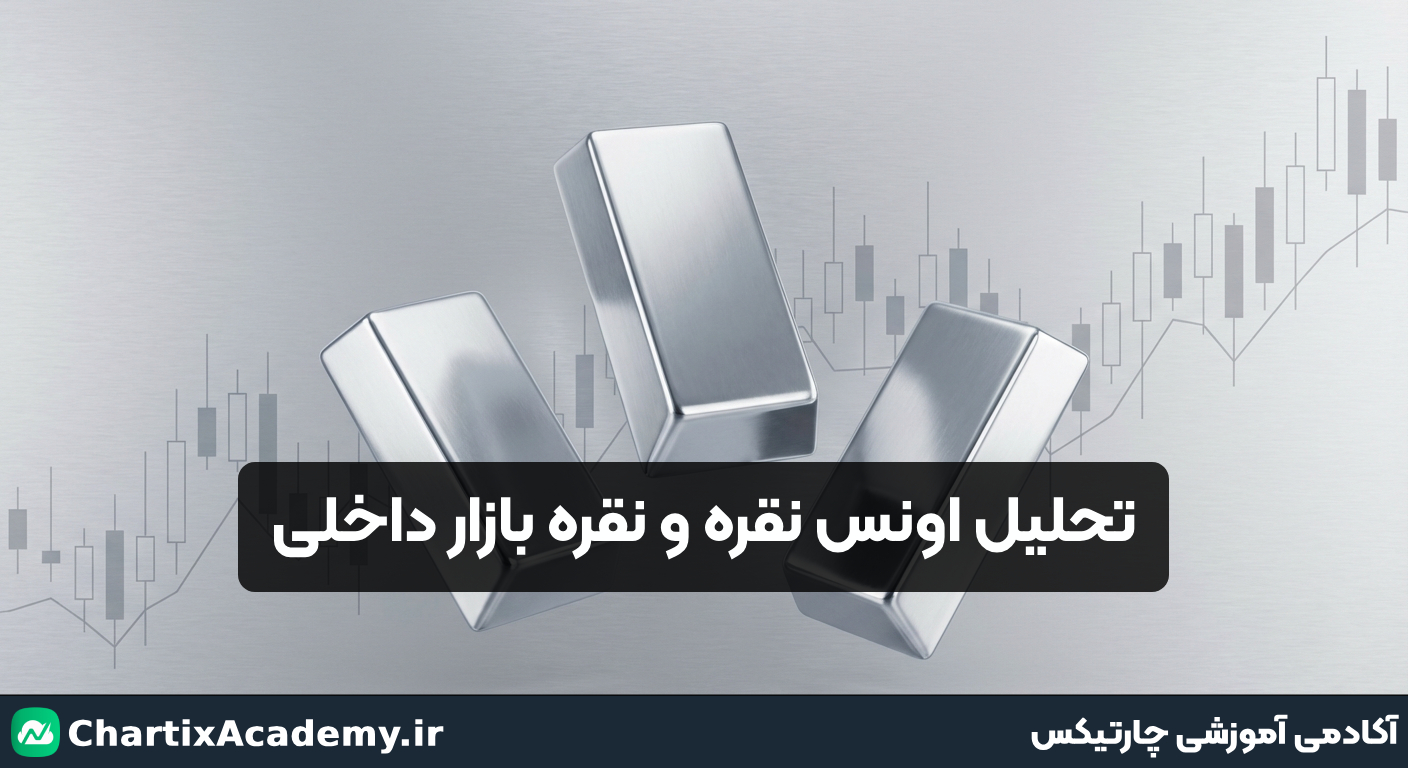 تحلیل اونس نقره و نقره بازار داخلی (12 آذر)